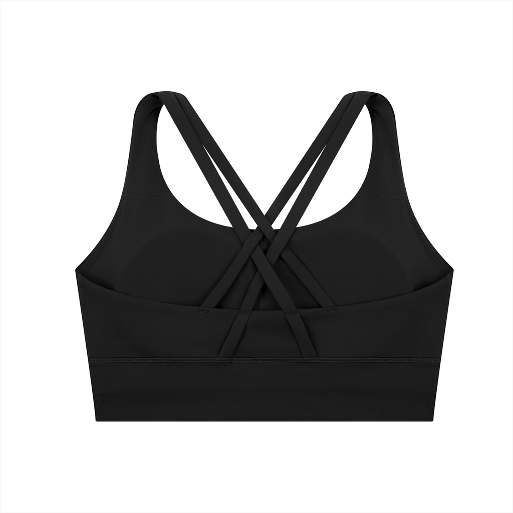 REPLX Strappy Sports Bra (Black)