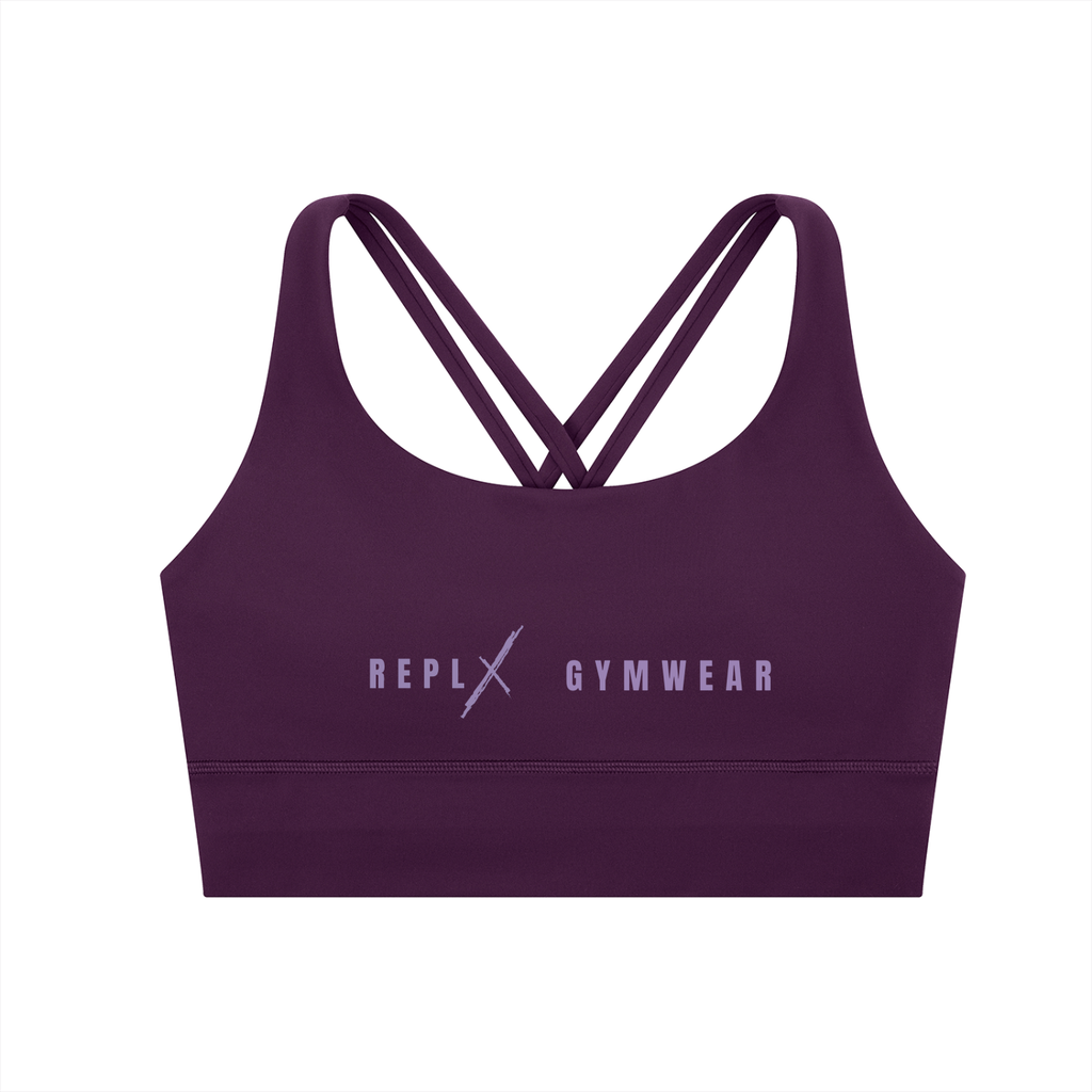REPLX Strappy Sports Bra (Purple)
