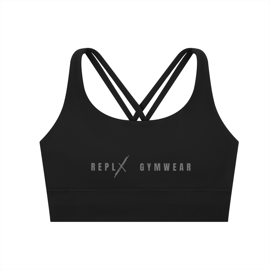 REPLX Strappy Sports Bra (Black)
