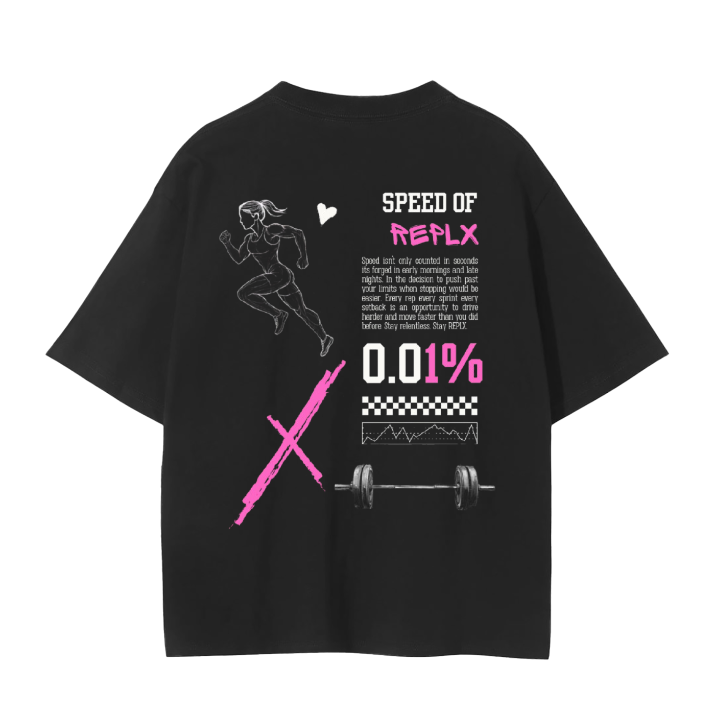 REPLX 0.01% Graphic T-Shirt (Pink Logo)