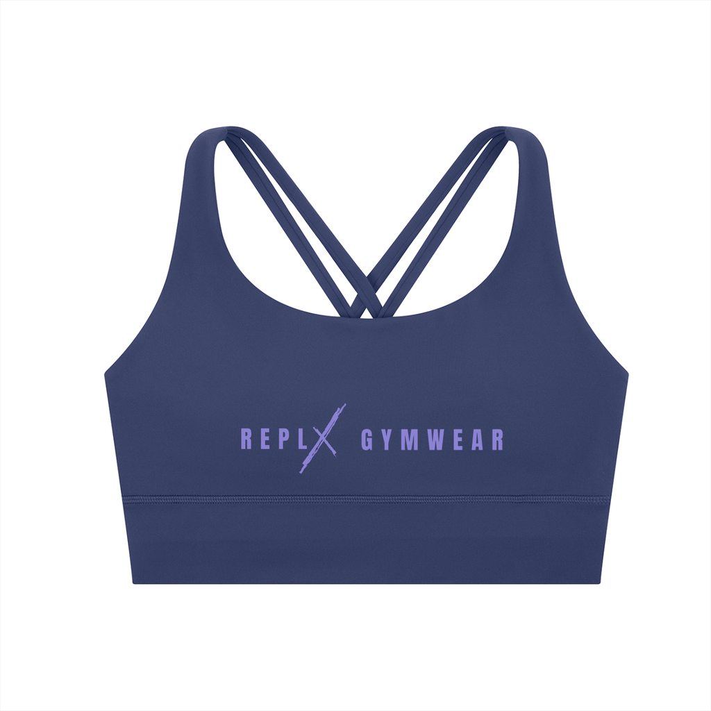 REPLX Strappy Sports Bra (Blue)