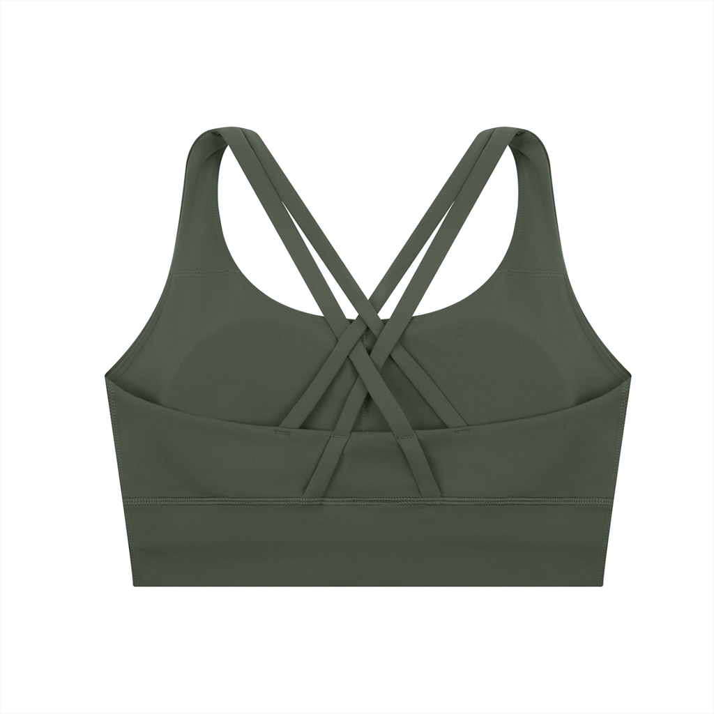REPLX Strappy Sports Bra (Green)
