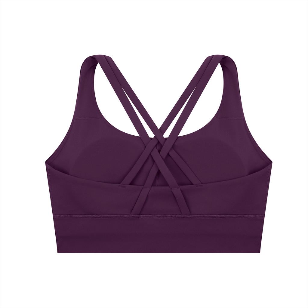 REPLX Strappy Sports Bra (Purple)